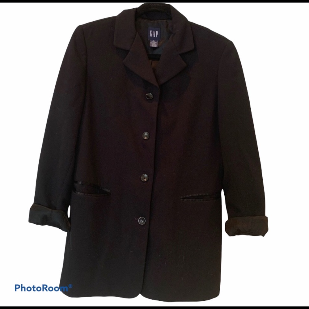 Black Tuxedo Style Heavy Blazer Jacket